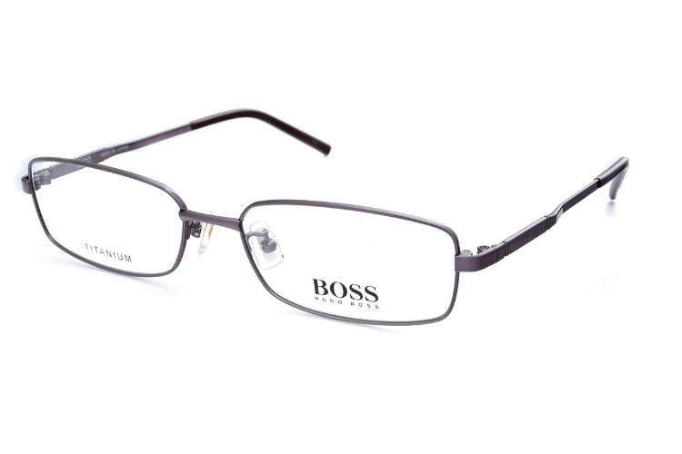 BOSS 輕質鈦框 氣質商務 光學眼鏡 6552-41L咖啡