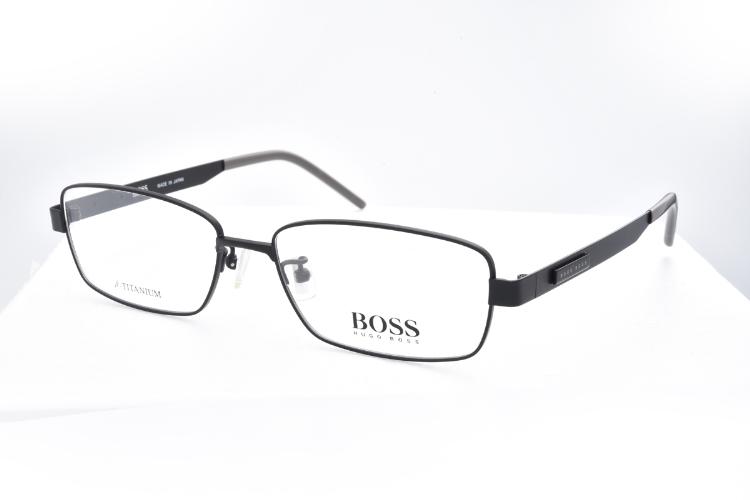 BOSS 簡約別緻 商務鈦框 光學眼鏡 6551-003黑
