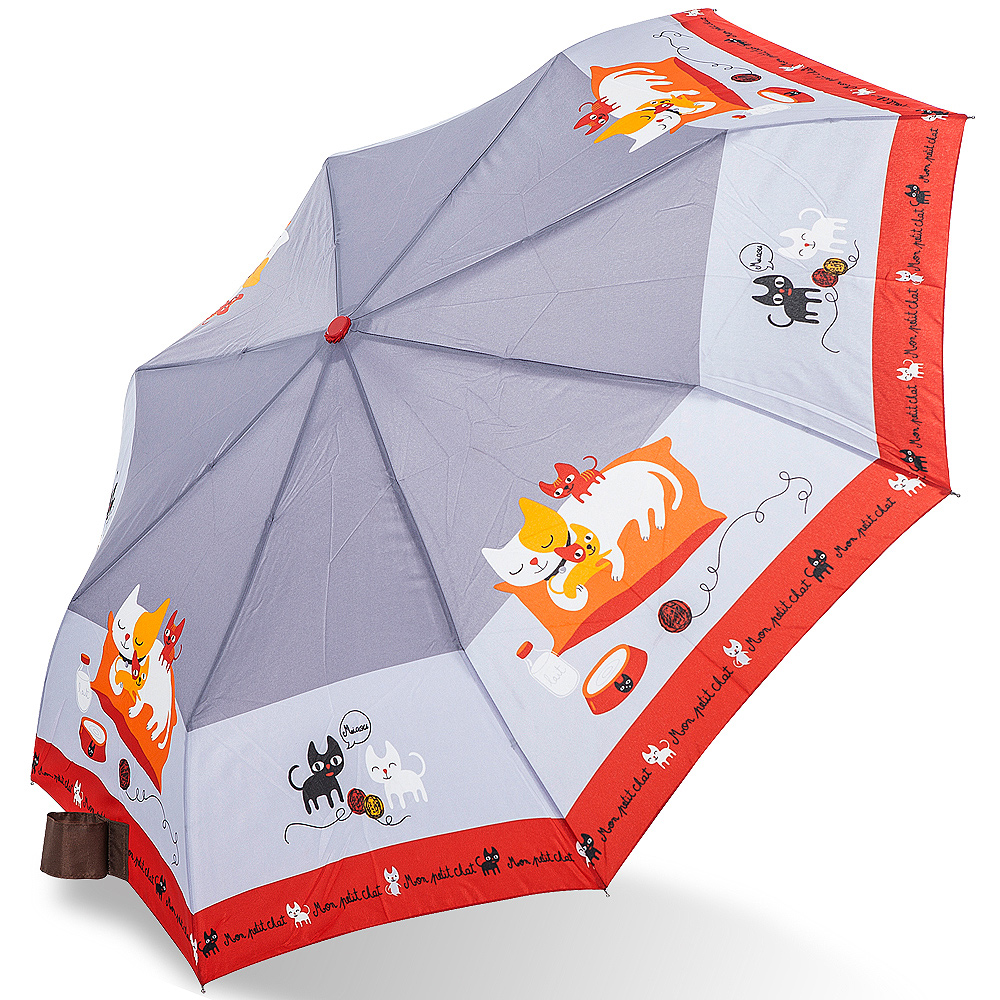 【rainstory】貓咪家族抗UV隨身自動傘