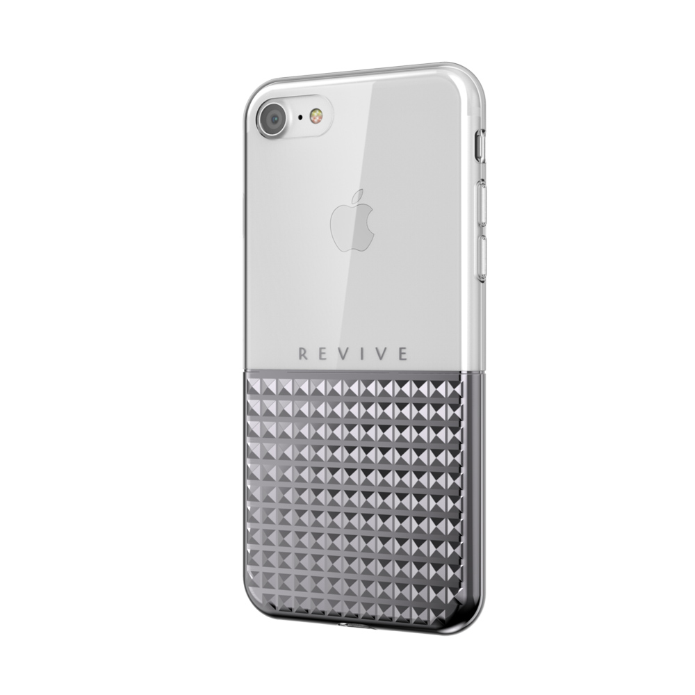 SwitchEasy Revive iPhone 7 3D鑽石紋吸震保護套-太空灰