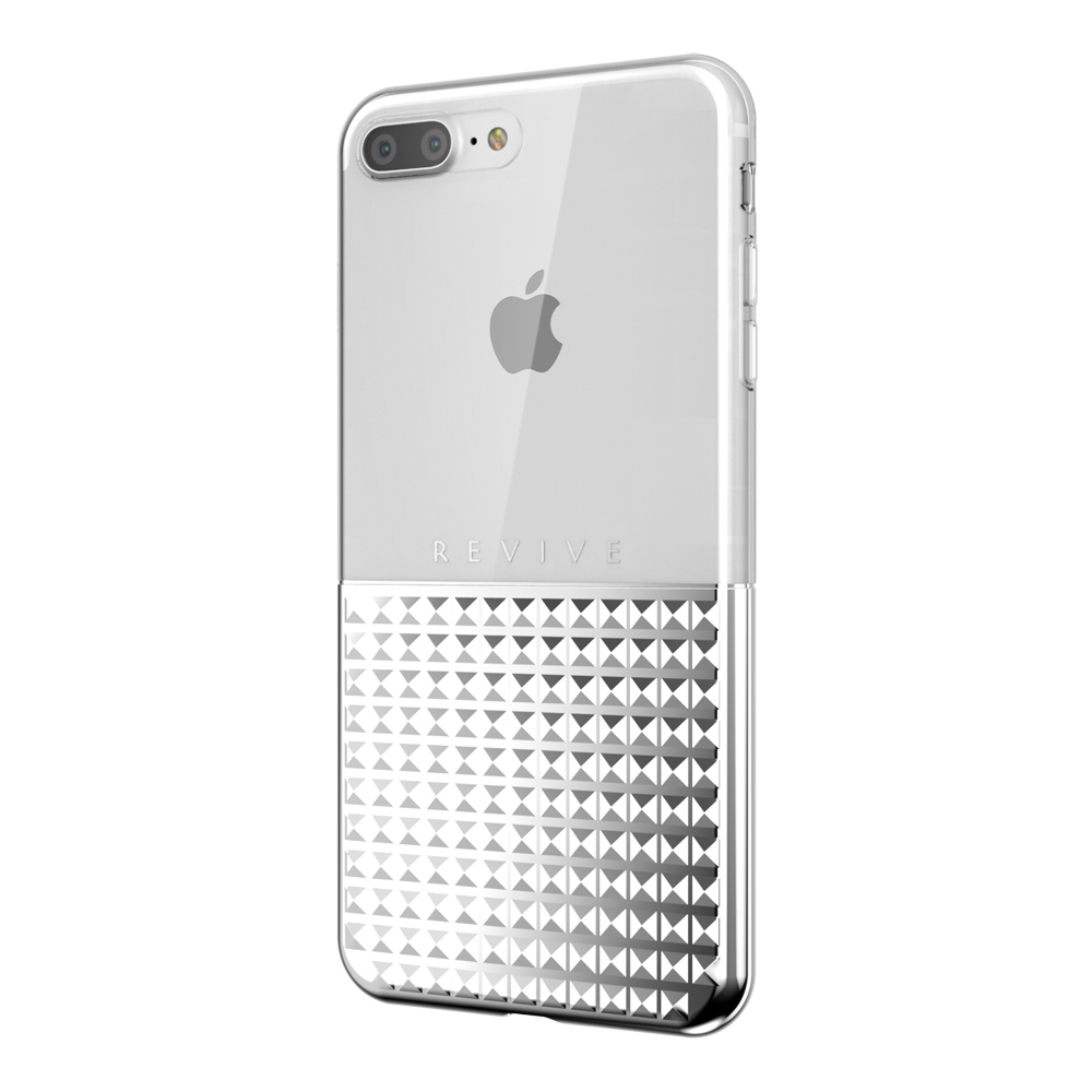 SwitchEasy Revive iPhone 7 Plus 3D鑽石紋吸震保護套-銀色