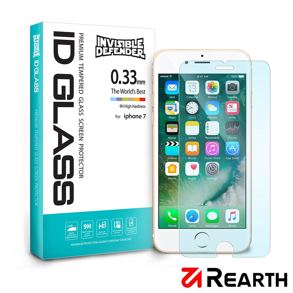 Rearth Apple iPhone 7 (0.33mm) 強化玻璃螢幕保護貼透明
