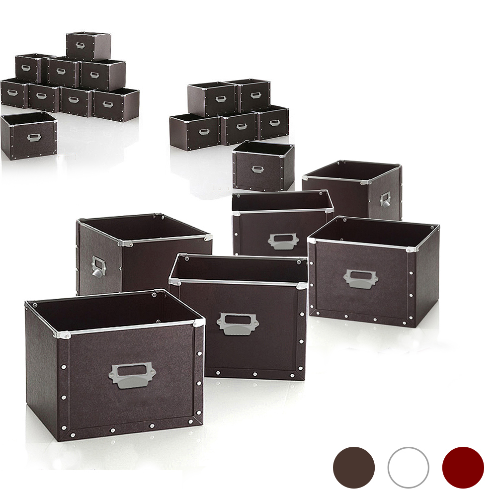 Peachy Life 硬質大空間置物盒/收納盒/整理盒(3色可選)咖啡