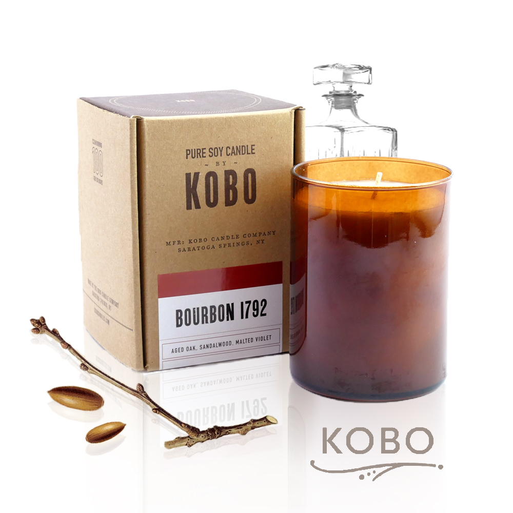 【KOBO】美國大豆精油蠟燭 - 美式威士忌 (435g/可燃燒100hr)