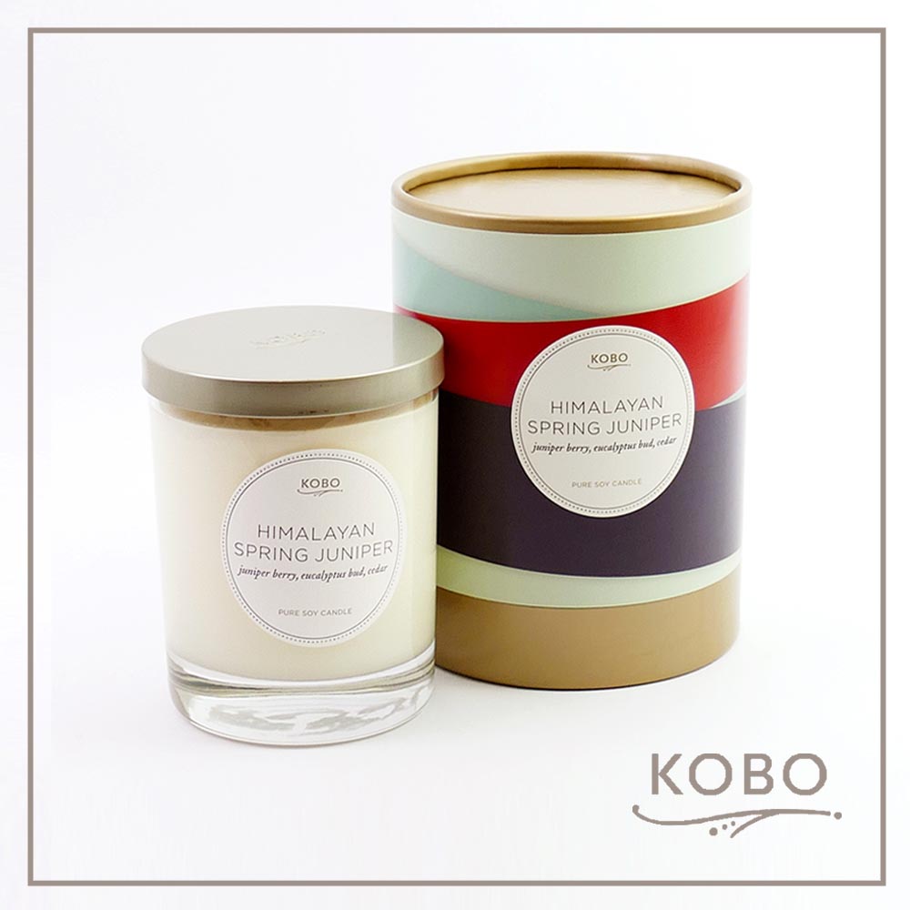  【KOBO】美國大豆精油蠟燭 - 喜馬拉雅杜松(330g/可燃燒80hr)