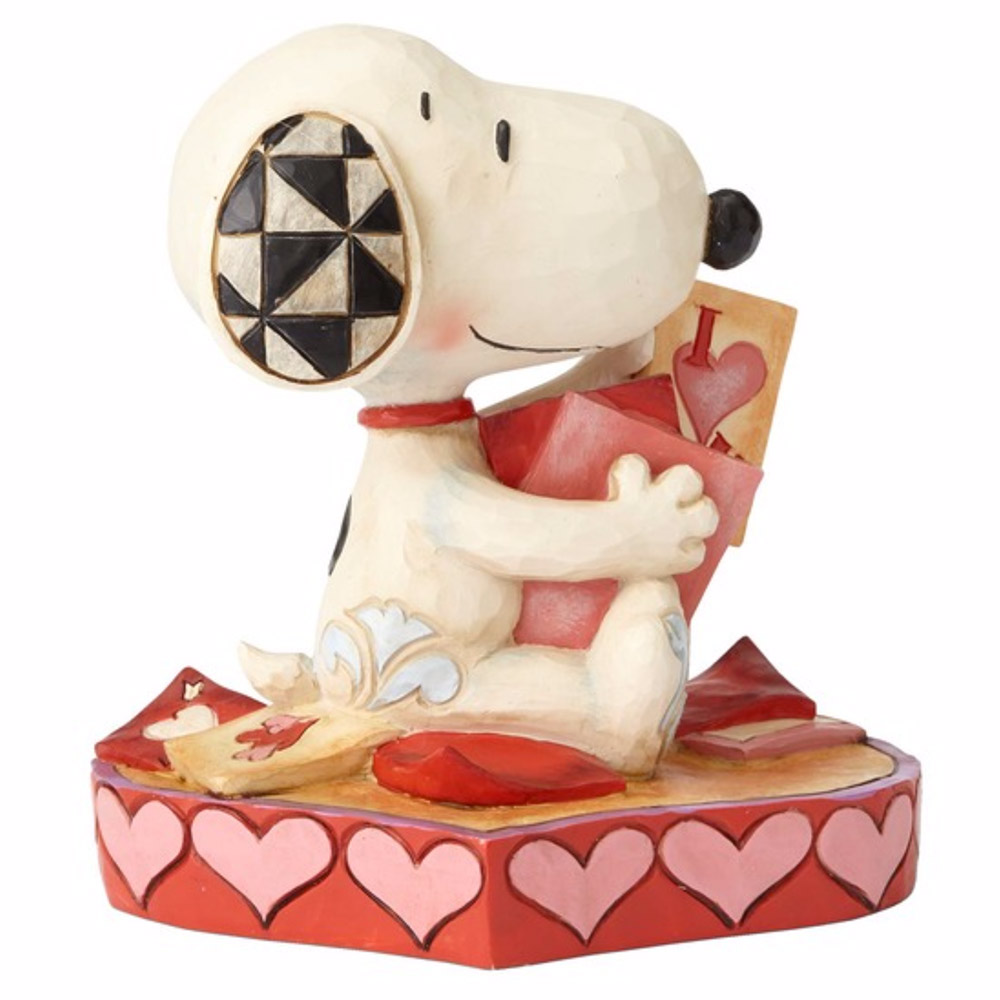 《Enesco精品雕塑》SNOOPY純真愛戀塑像-Puppy Love(Peanuts by Jim Shore)