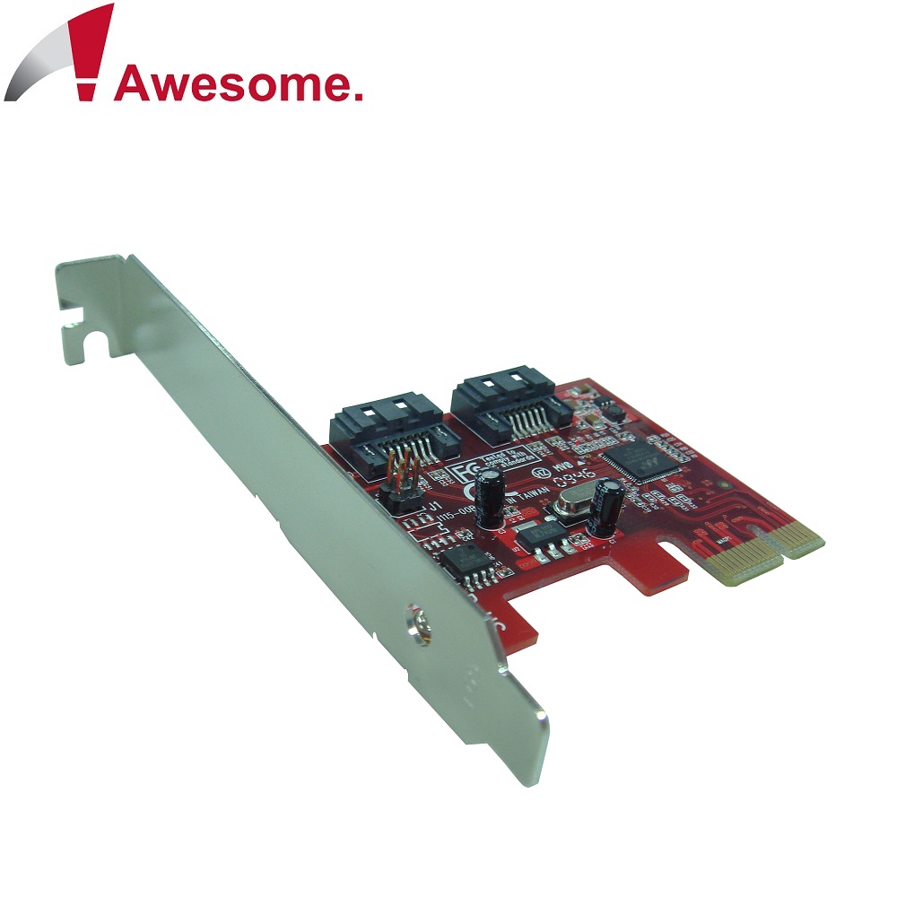 Awesome PCIe 2.0雙槽SATAIII 6Gbps磁碟陣列卡－AWD-PE-115
