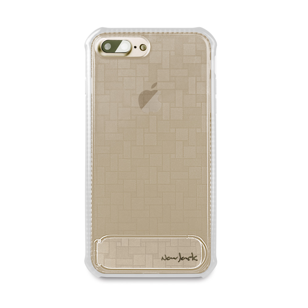 Navjack iPhone 7 Plus (5.5吋) 站立式抗摔吸震空壓保護殼 霧白色