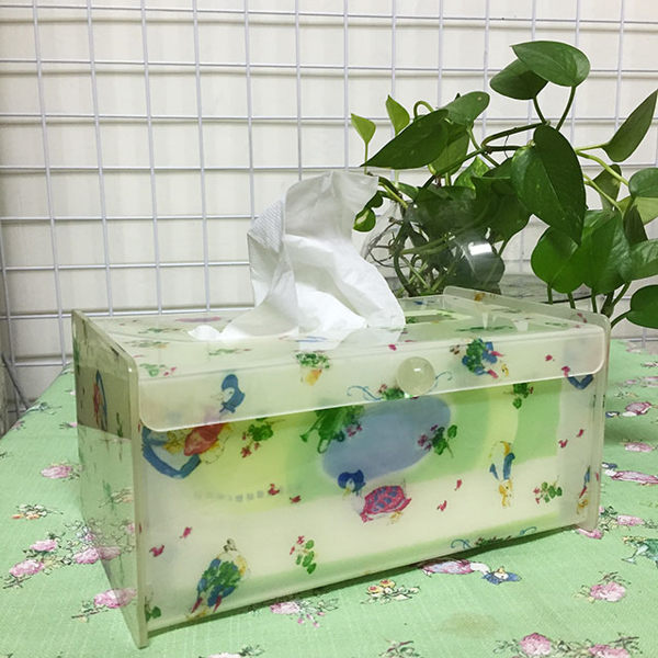 【U】Peter Rabbit 比得兔 - 田園風比得兔面紙盒(二色可選) - 淡黃