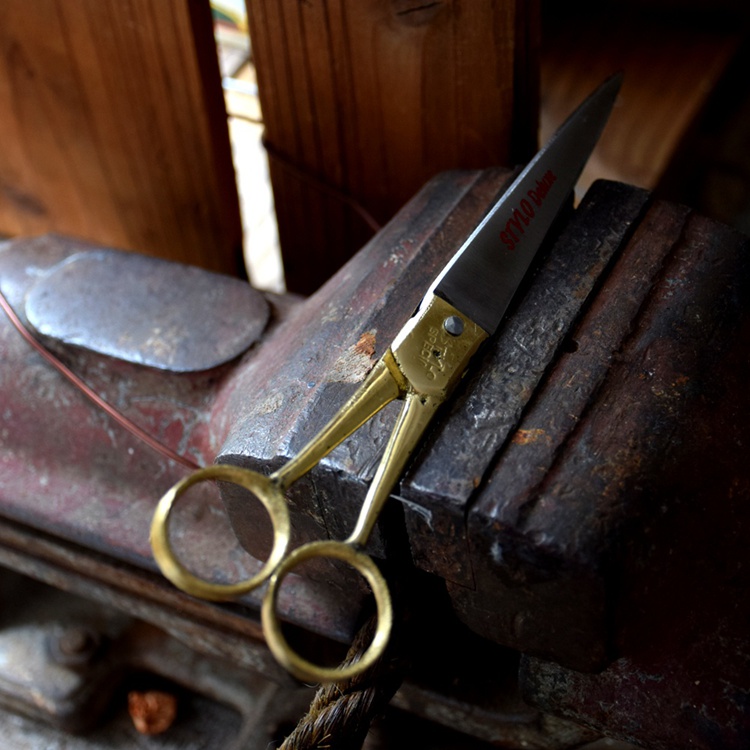 印度傳統手工鍛造，碳鋼黃銅剪刀