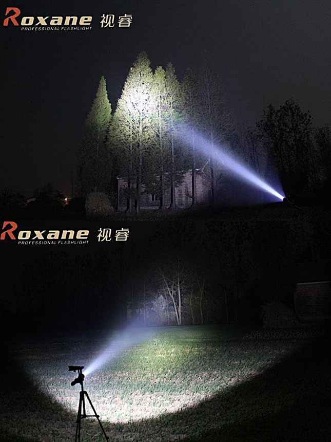 博客來 Roxane視睿美國cree Xm L T6 Led超強防身等級強光手電筒k66 電筒可加長型