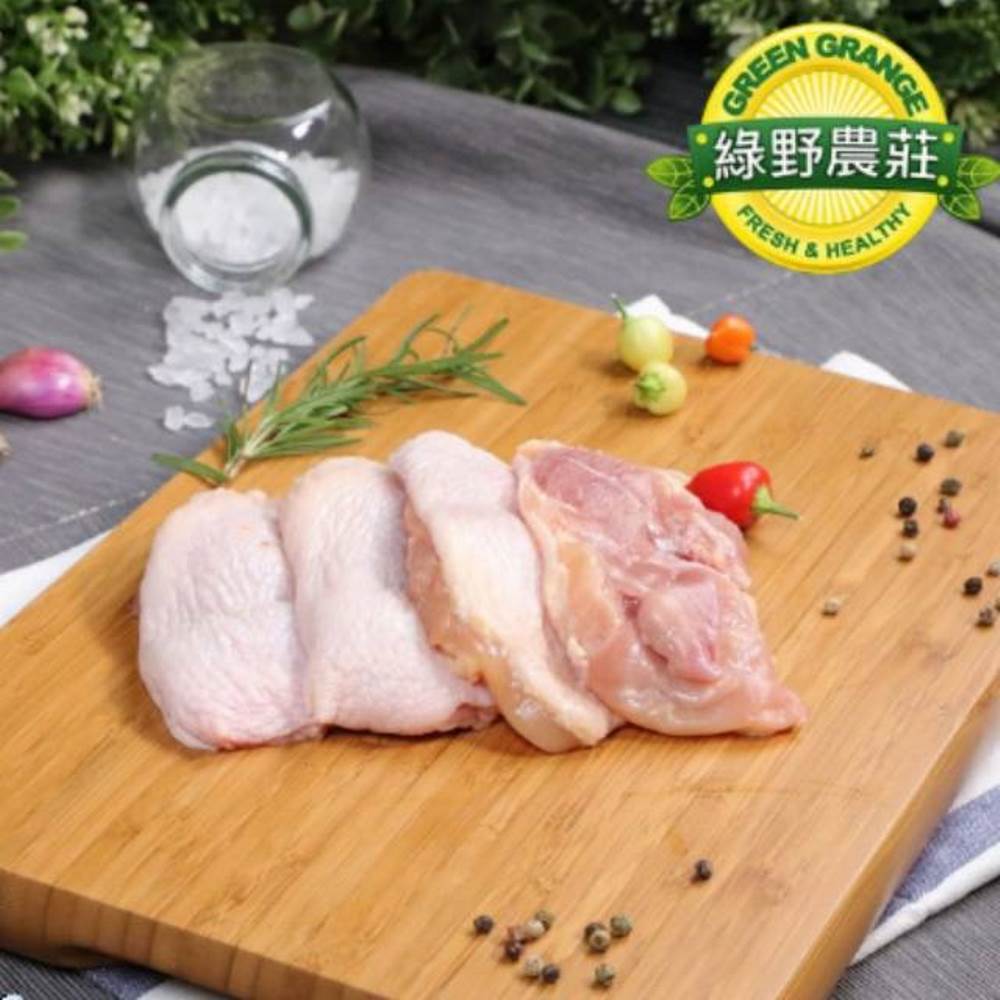 【綠野農莊】100% 國產新鮮雞肉-去骨雞腿排(400g/盒)